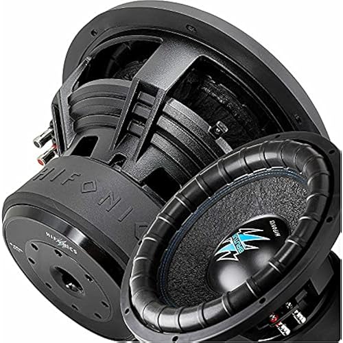 Hifonics BRW15D2 3000 Watts 15 Inch Brutus Car Audio Subwoofer with Heavy Gauge, Powder Coated, Aluminum Die-Cast Basket, Dual 70 Oz Magnet, 3 Inches Voice Coil - Dual 2 Ohm - 15 in