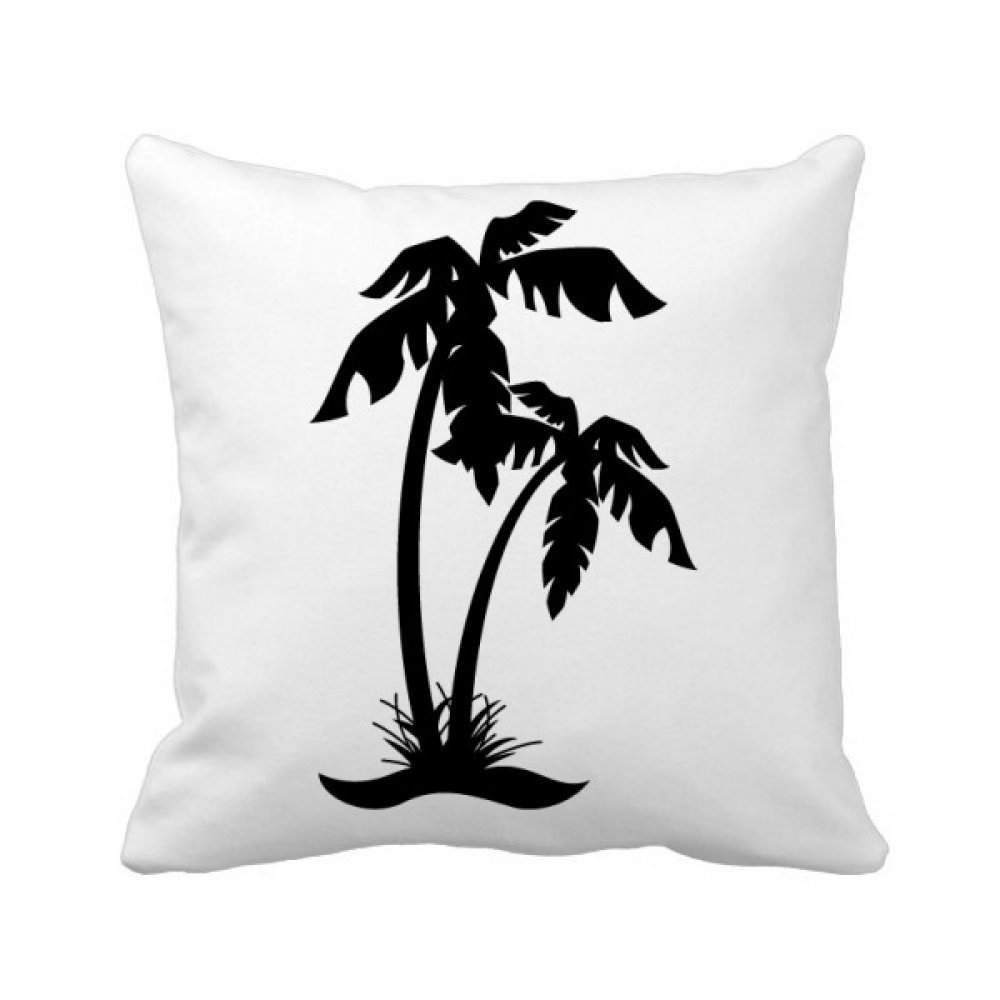 Coussin cocotier noir silhouette carrée pour raviver un canapé terne et fatigué