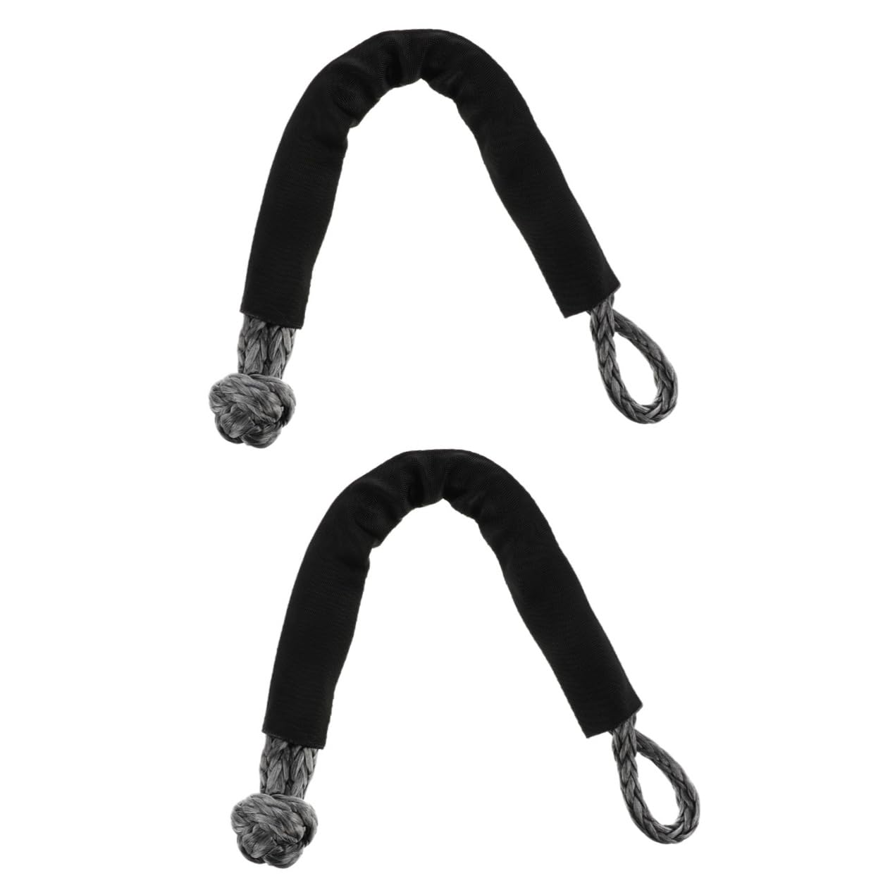 Corde de remorquage pour abaisser le poids mort, sangle de course haute résistance noire