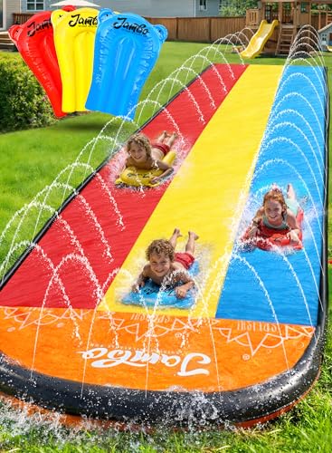 Jambo 16ft Premium Slip Splash and Slide, Three- Way...