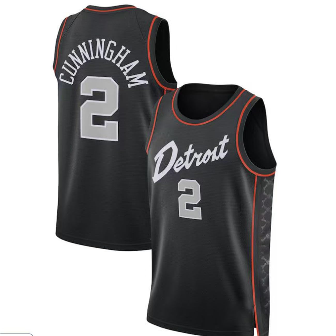 GoesWell Adult 2# 34 Unisex Basketball Jersey, Sleeveless Quick-Dry Sport Tank Top, Breathable Polyester Sport Lining T-Shirt for Men Women