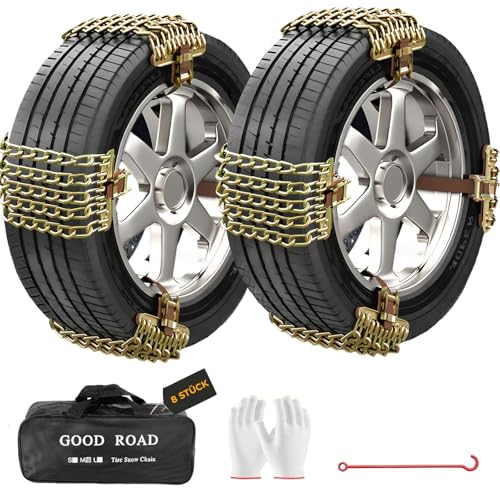 TOFFCAEA Catene da Neve 215 60 r17, Calze Da Neve Per Auto, Catene Neve Omologate, Catene Auto per...