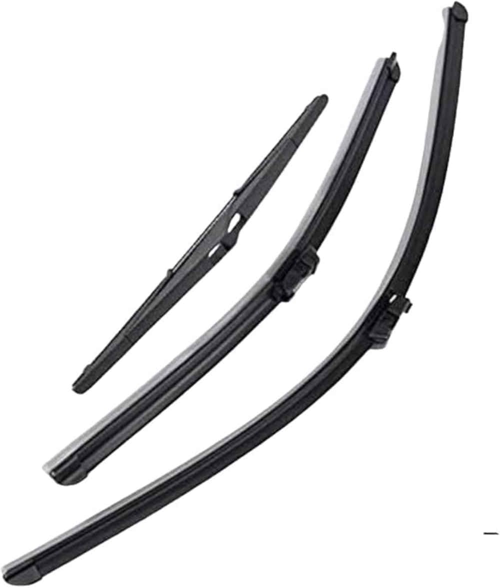 NYSLDSCO Premium Exact Fit Windscreen Wiper Blades for Ford Mondeo MK4 Estate 2007-2013 2014 26+19+12 Inch Durable Natural Rubber Easy Fit for a Quiet and Streak Free Wipe