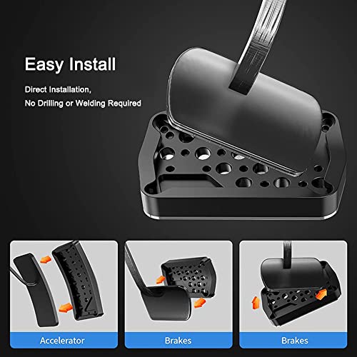 Riloer Capa de pedal de liga de alumínio para Dodge Durango, Jeep Grand Cherokee 2011-2021, sem perf