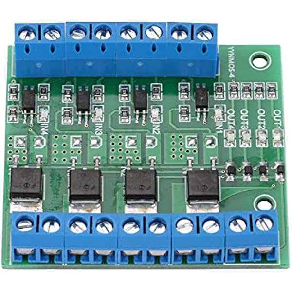 Płyta Mosfet PWM 4 Kanałowy Obwód Wzmacniacza PLC 3-20V do 3.7-27VDC 10A moduł Sterownika moduł MOS FET