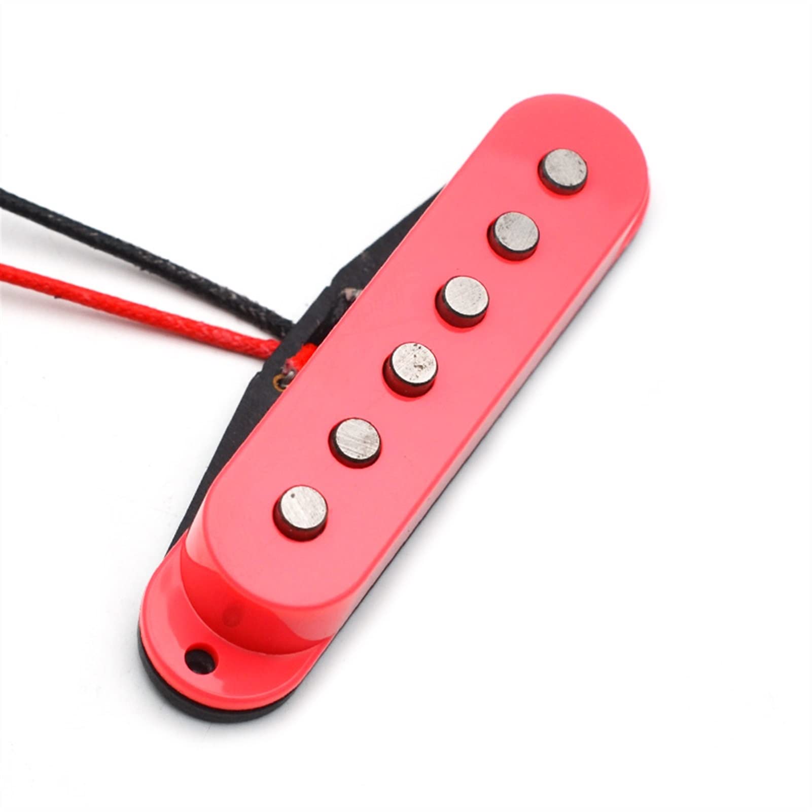 Humbuckers Alnico 5 Single Coil Top Fiber Bobbin Electric Pickup para Guitarra para Guitarra (Color : A Set)
