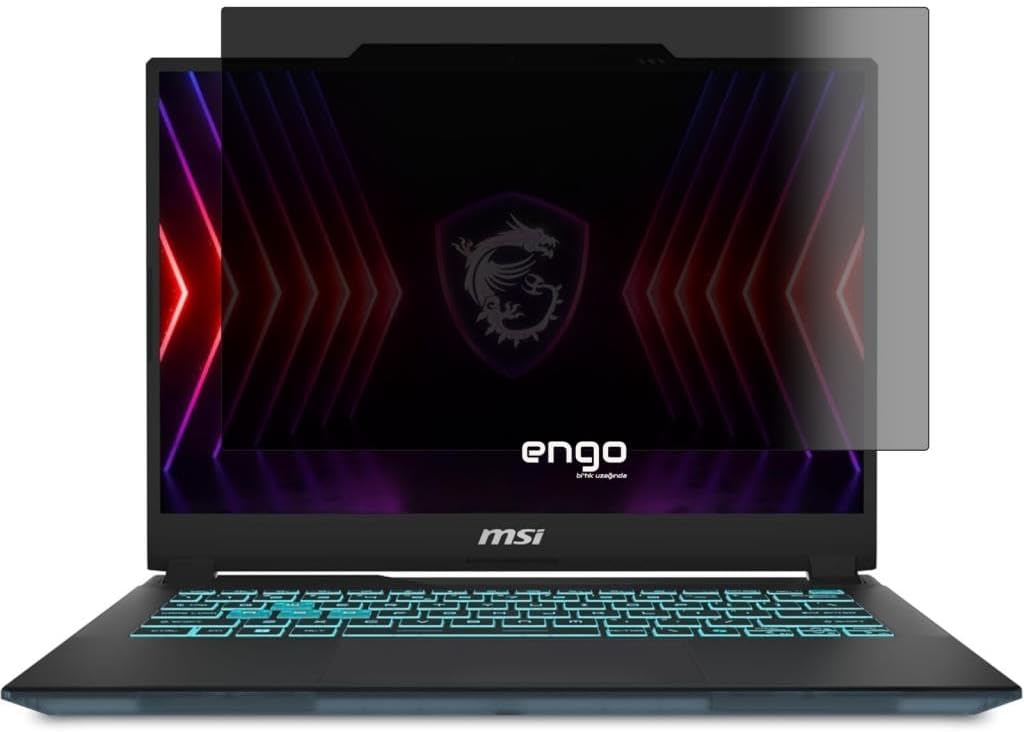 Engo MSI Cyborg 15 15.6 inç Hayalet Ekran Koruyucu 9H Nano Şeffaf