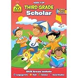 School Zone Third Grade Scholar Workbook: 32 Pages, 3rd Grade, Language Arts, Math, Science, Social Studies, Ages 7+