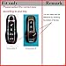 3-pieces Painted Center and Side Key Casing Shell Cover for Porsche Boxster Turbo Cayenne Panamera Macan Cayman 911 918 996 997 991