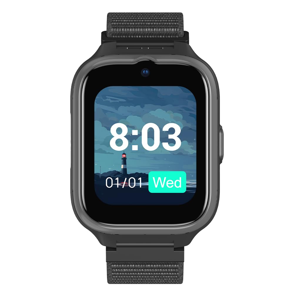Smartwatch myPhone CareWatch LTE, localisation GPS pour Seniors, Technologie Volte et Appel vidéo, Notification de Chute, Bouton SOS