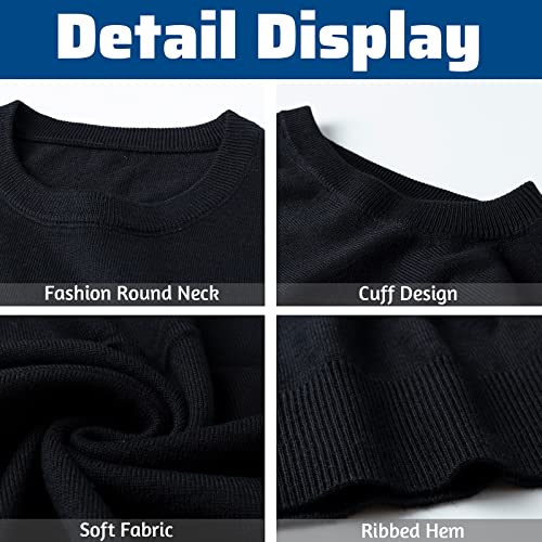 Men's Sleeveless Sweater Vest Classic V-Neck Knitwear Wool Blend Knitted Pullover Plain Autumn Winter Warm Tank Top4