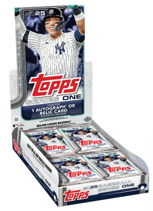 Amazon.com: 2025 Topps Series 1 Baseball Sealed Hobby Box (1