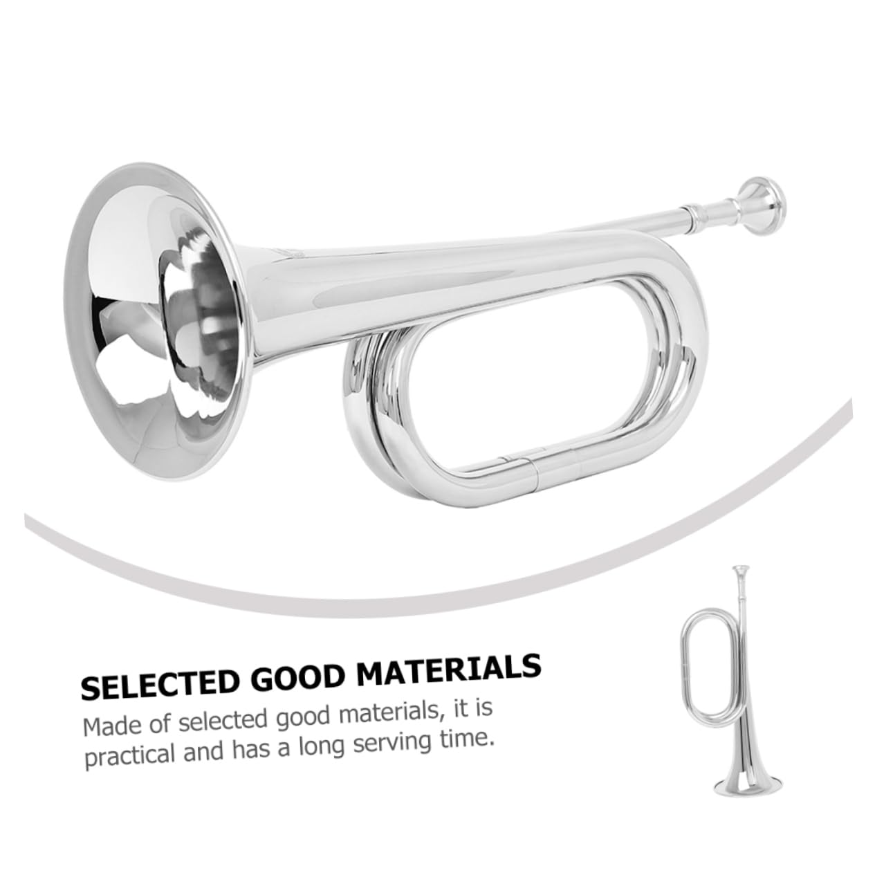 Tromba in Rame per Principianti e Banda Strumento Fiato Professionale Leggero per Orchestra e Spettacoli