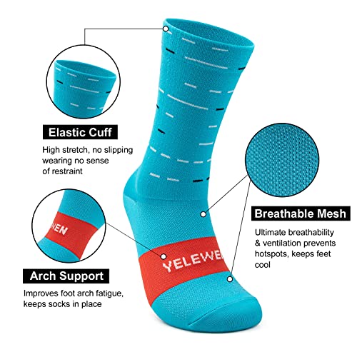 Yelewen 5 Pairs Compression Socks