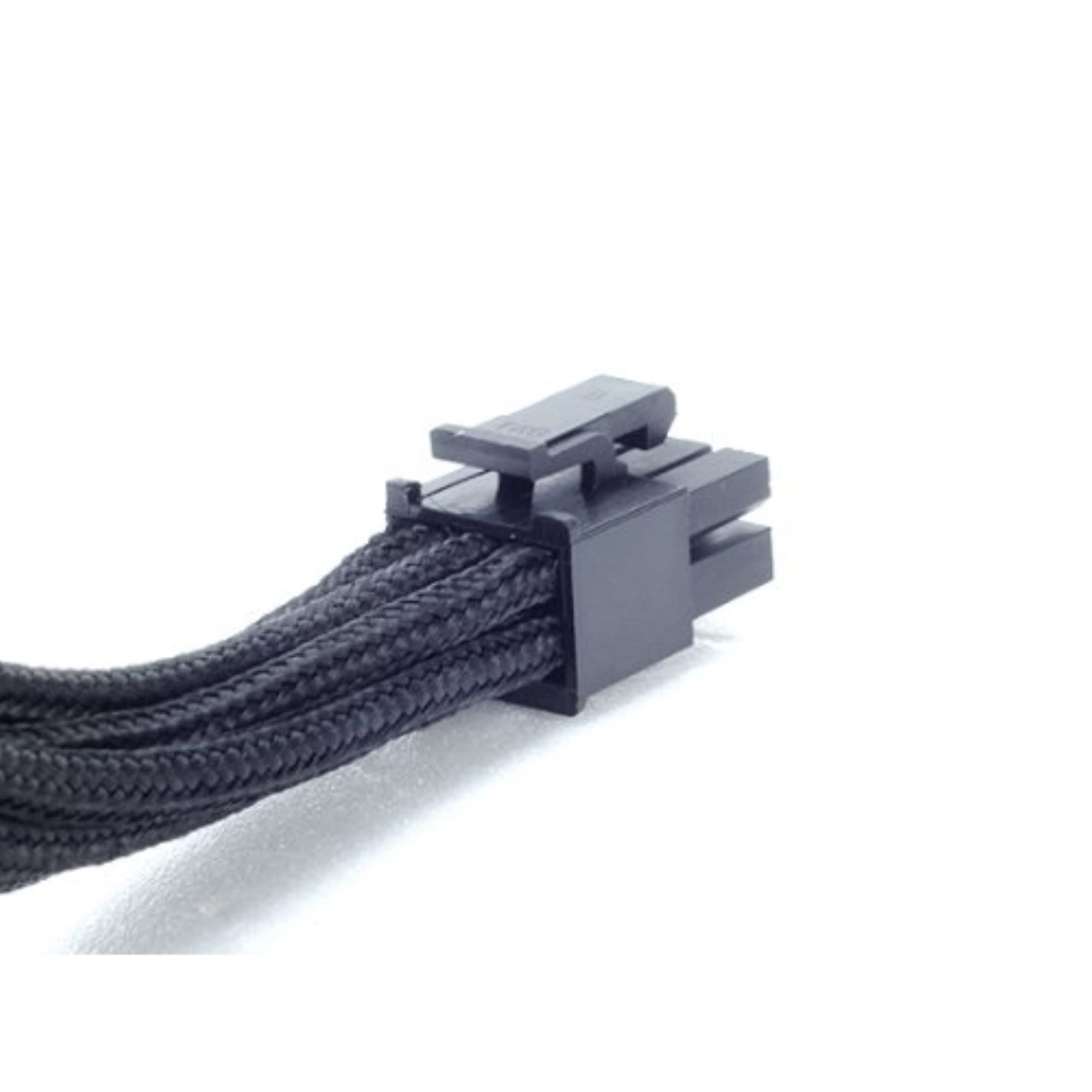 Cable PCIe 8-pin (6+2) Para Fuente Modular SilverStone - 55 Cm, Funda Negra, Mejora La Estética Del PC