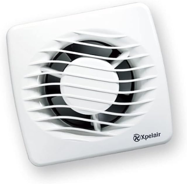 Xpelair DX100 4" (100mm) Bathroom Extractor Fan with Window or Wall Kit Standard Operation