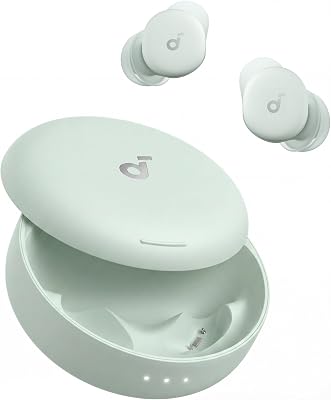 Soundcore Auriculares Sleep A30 de Anker, Auriculares para Dormir con Cancelación de Ruido Activa, Sistema Adaptativo para Bloquear los Ronquidos, Máxima Comodidad para Dormir de Lado,45H Reproducción