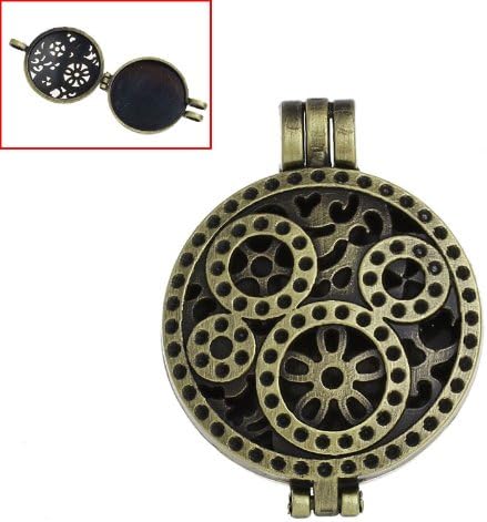 5 Antique Bronze Steam Punk Pendant Filigree