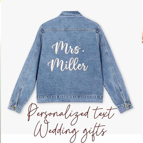 Noni Custom Bride Denim Jacket, Future Mrs Jacket, Personalized Wedding Gift, Bride 20244
