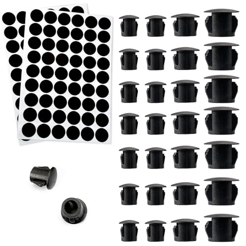 Lot de 120 capuchons de protection autocollants en plastique millimètre pour trous de perçage,...
