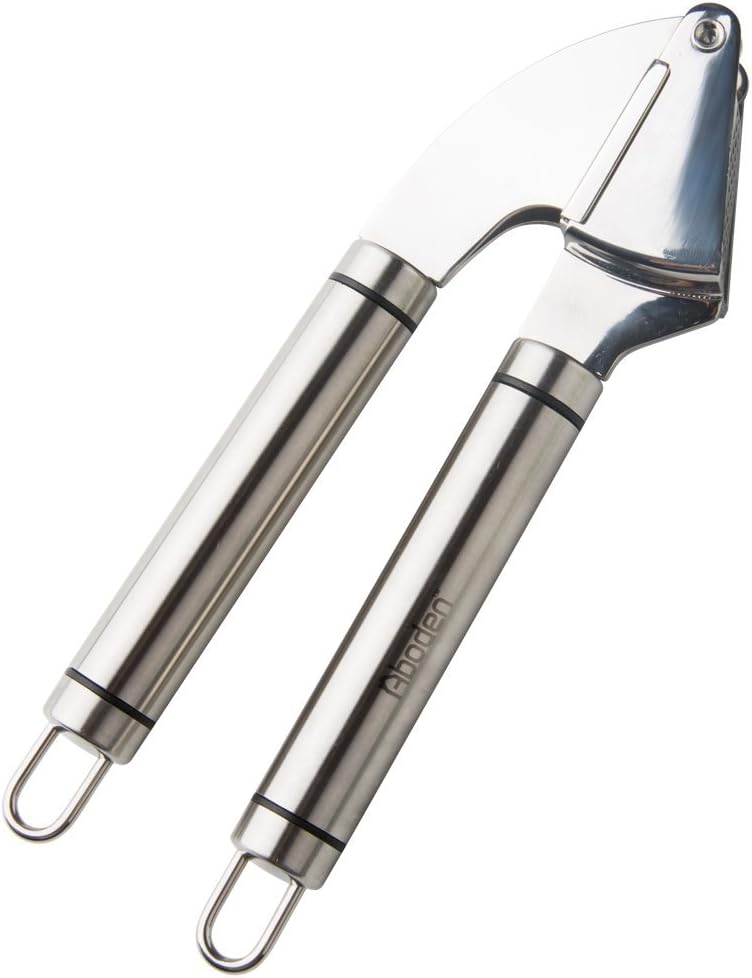 Aboden Garlic Press, Large Capacity, 18/10 Stainless Steel