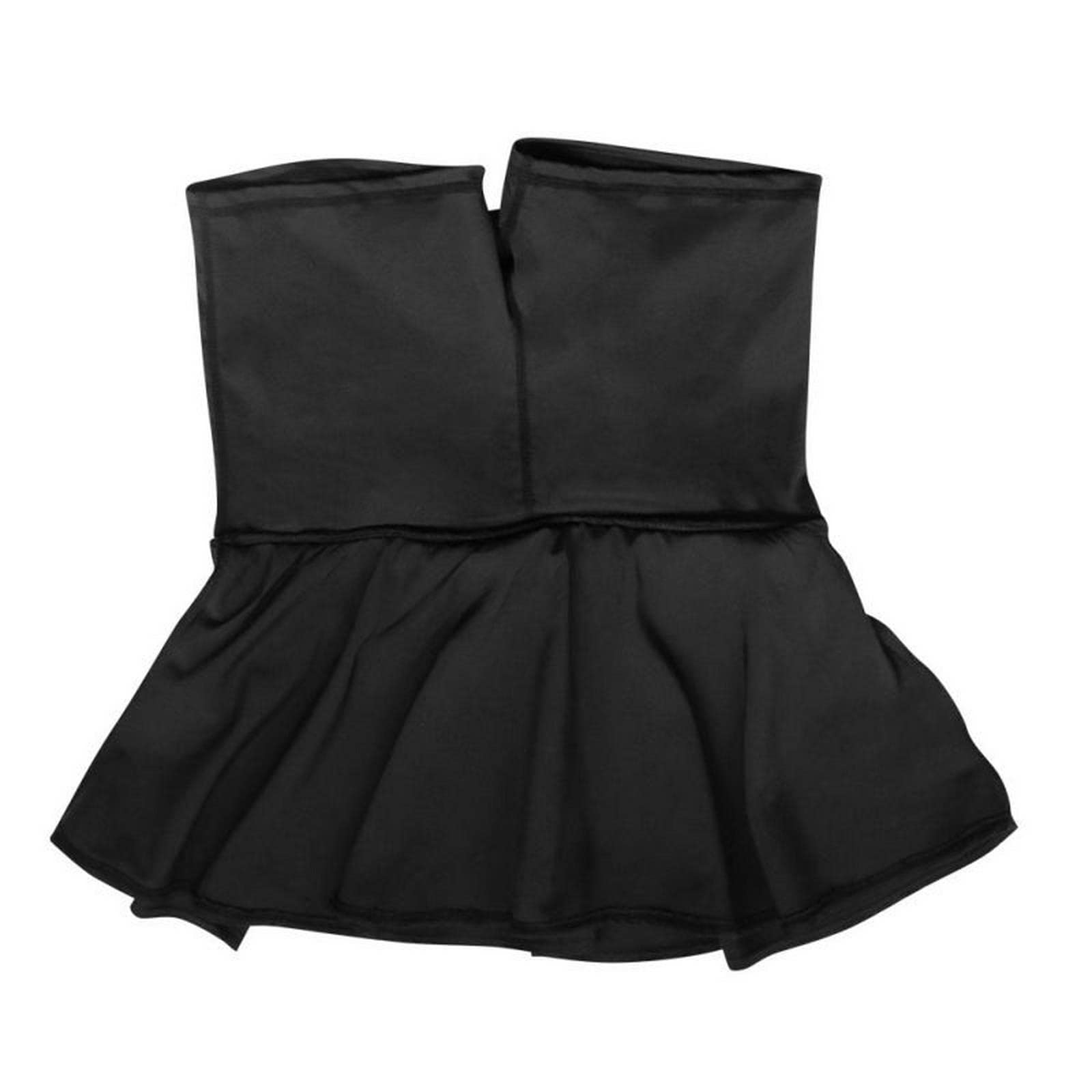 Jupe de tennis courte athlétique à séchage rapide pour femme avec short intégré, noir foncé, 40