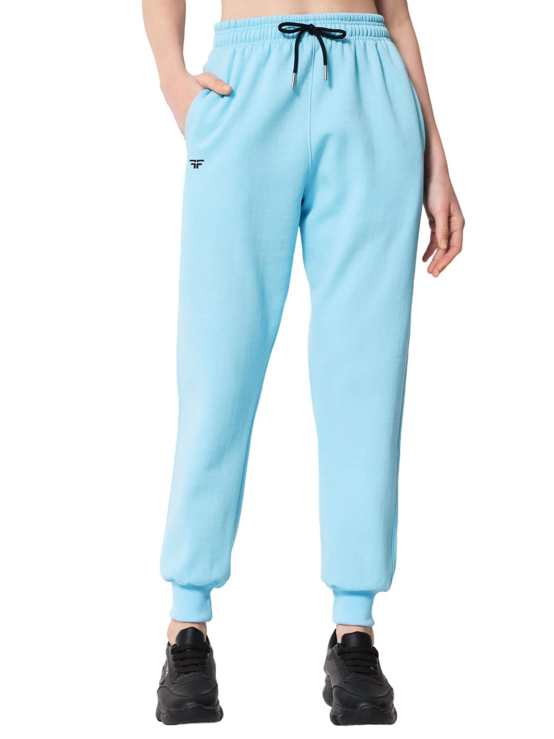 fflirtygo Women's Fleece Solid Thermal Trackpants-picture-41