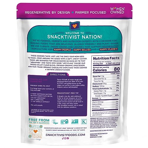 Snacktivist Foods Snacktivist Chocolate Chip Cookie Baking Mix - Gluten-Free, Vegan thumb #4