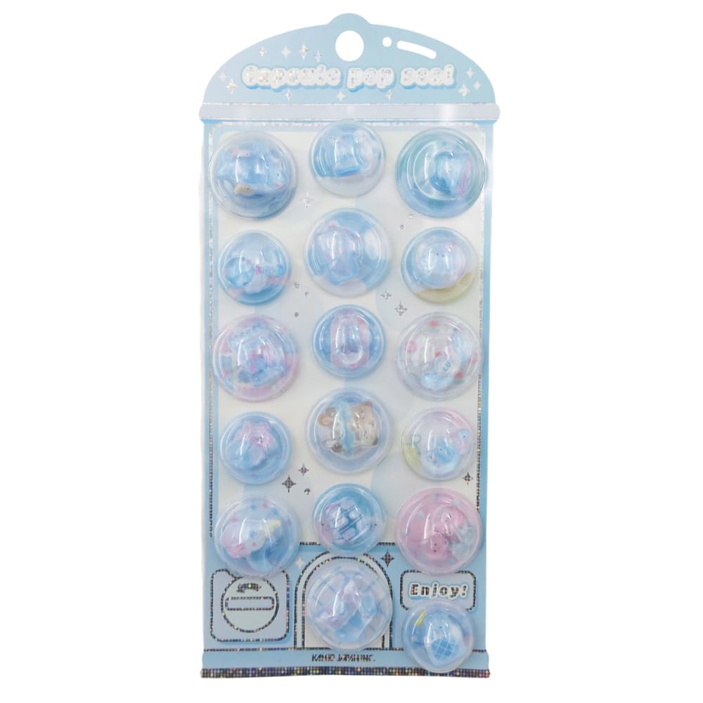 Amazon.co.jp: カミオジャパン ステッカー CAPSULE POP SEAL あわいろ