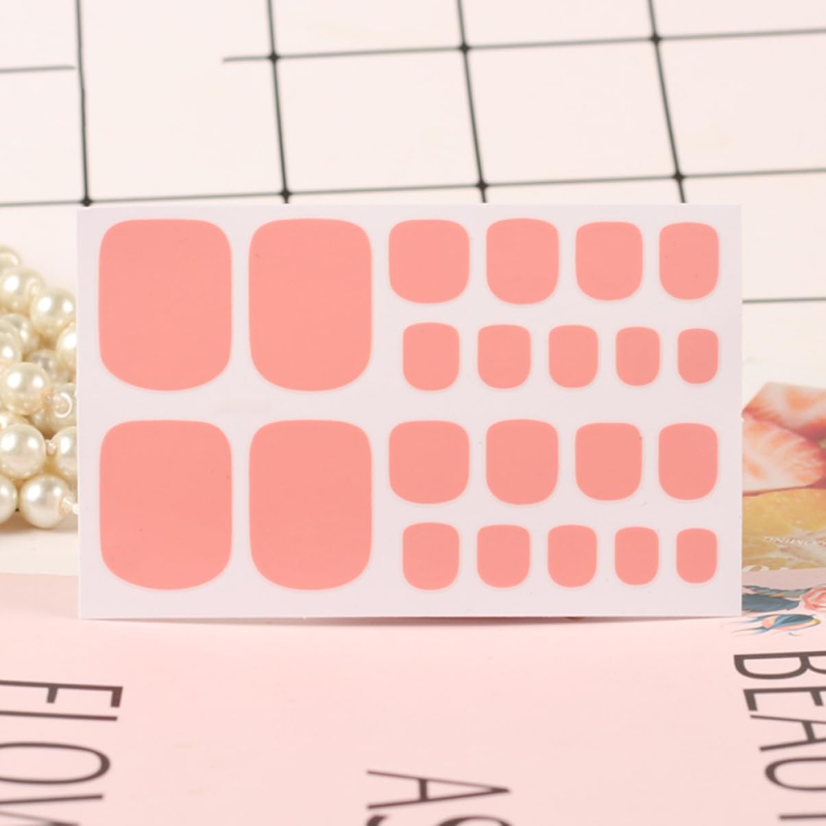 60fogli Adesivi Per Decorazione Unghie Dei Piedi Stickers Eleganti Per Nail Art Facili Da Applicare Design e Unico Perfetti Per Pedicure e Occasioni Speciali