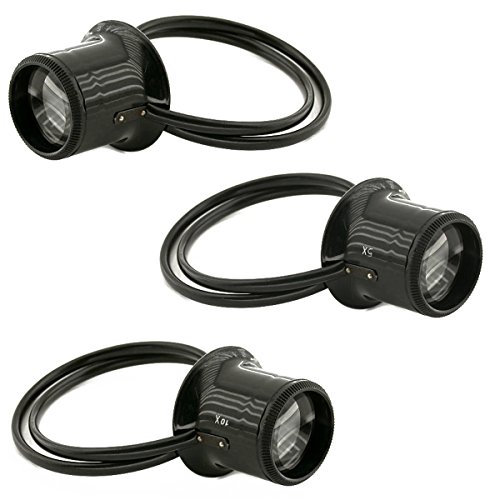 3 lupas con fleje S1 Deluxe® STAR-SET para relojeros