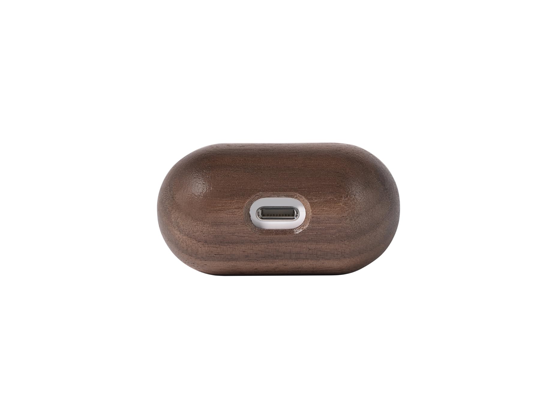 Oakywood Étui Airpods en Bois, Housse pour Écouteurs Polie À La Main Et Fabriquée À La Main, Bois Naturel, Contre Les Chutes Et Les Chocs, Compatible avec Les Airpods, Étui De Chargement, Noyer