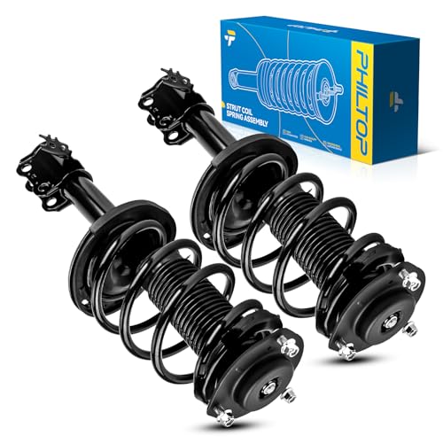 Image of PHILTOP Front Complete Strut Shock Absorber Assembly w /Coil Spring Replacement For Toyota 2012-2017 Camry 172941 Quick Struts