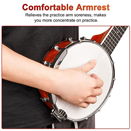 Banjo 4 Cordes Banjolele Banjolele 23 Pouces Portable Voyage Concert Banjo pour Débutant Adultes by Vangoa - Les Beatles, Paul McCartney, John Lennon, RIngo Starr, George Harrison Banjo 4 Cordes Banjolele Banjolele 23 Pouces Portable Voyage Concert Banjo pour Débutant Adultes by Vangoa – Image 3
