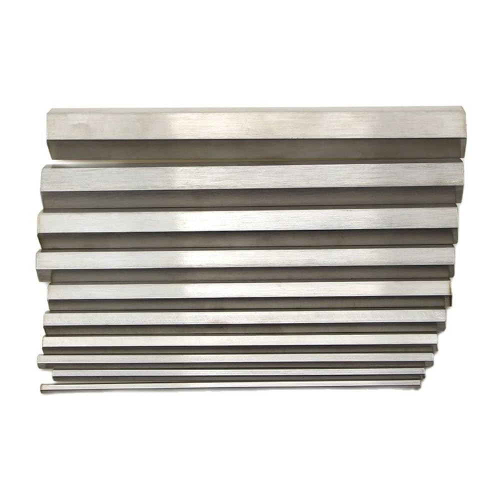Tige de barre hexagonale 304, tiges lisses en acier inoxydable, longueur 100mm 200mm 300mm 500mm for autres métiers de bricolage aérospatiale 1 pièce(100MM*14MM)
