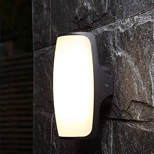 Preisvergleich Produktbild LED Wandleuchte Außenwandleuchte Modern Minimalistisch Wasserdicht Sicherheitsleuchte Beleuchtung Gemeinschaftshof Treppe Gang Balkon Villa Flur (Whitelight)