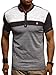 Produktbild Leif Nelson Herren Sommer T-Shirt Polo Kragen Slim Fit Baumwolle-Anteil Basic schwarzes Männer Poloshirts Longsleeve-Sweatshirt Kurzarm Weißes Kurzarmshirts lang LN1420 Schwarz Medium