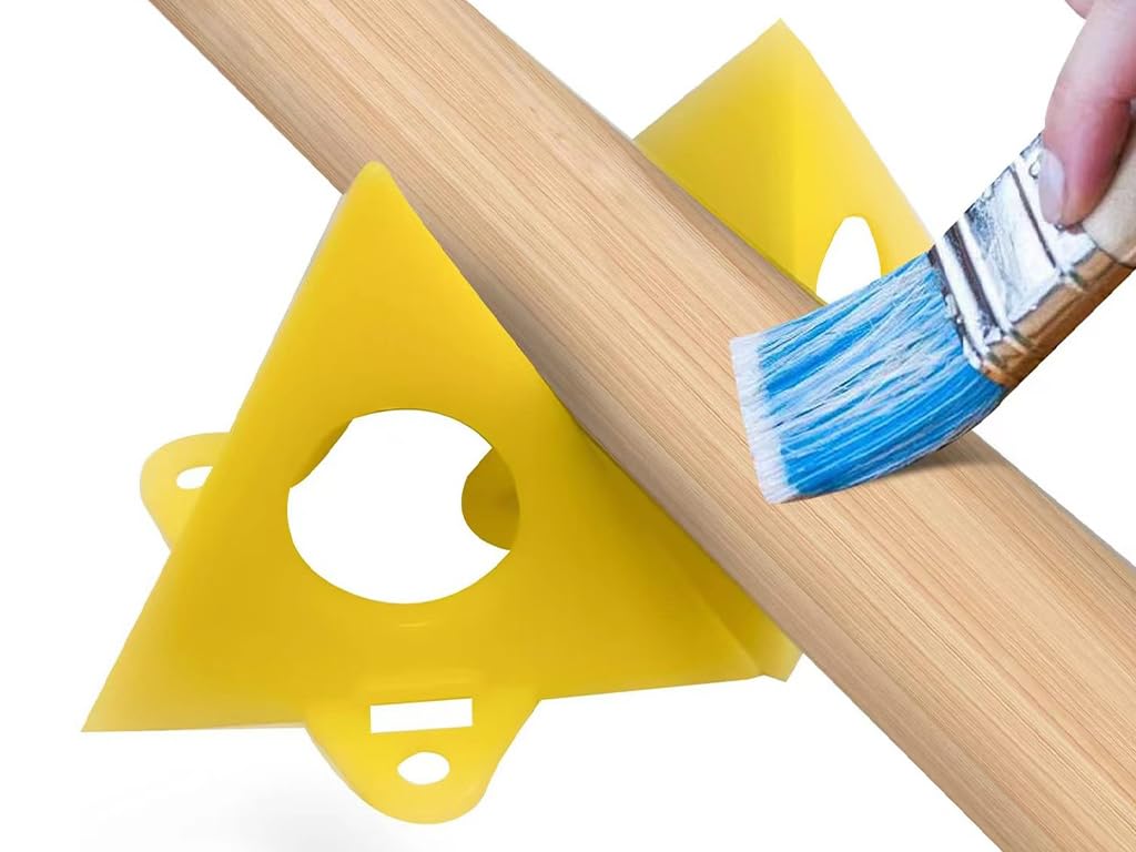 Piramide Stand 40 Pezzi Pittura Supporto Piramide Triangle Stands Giallo