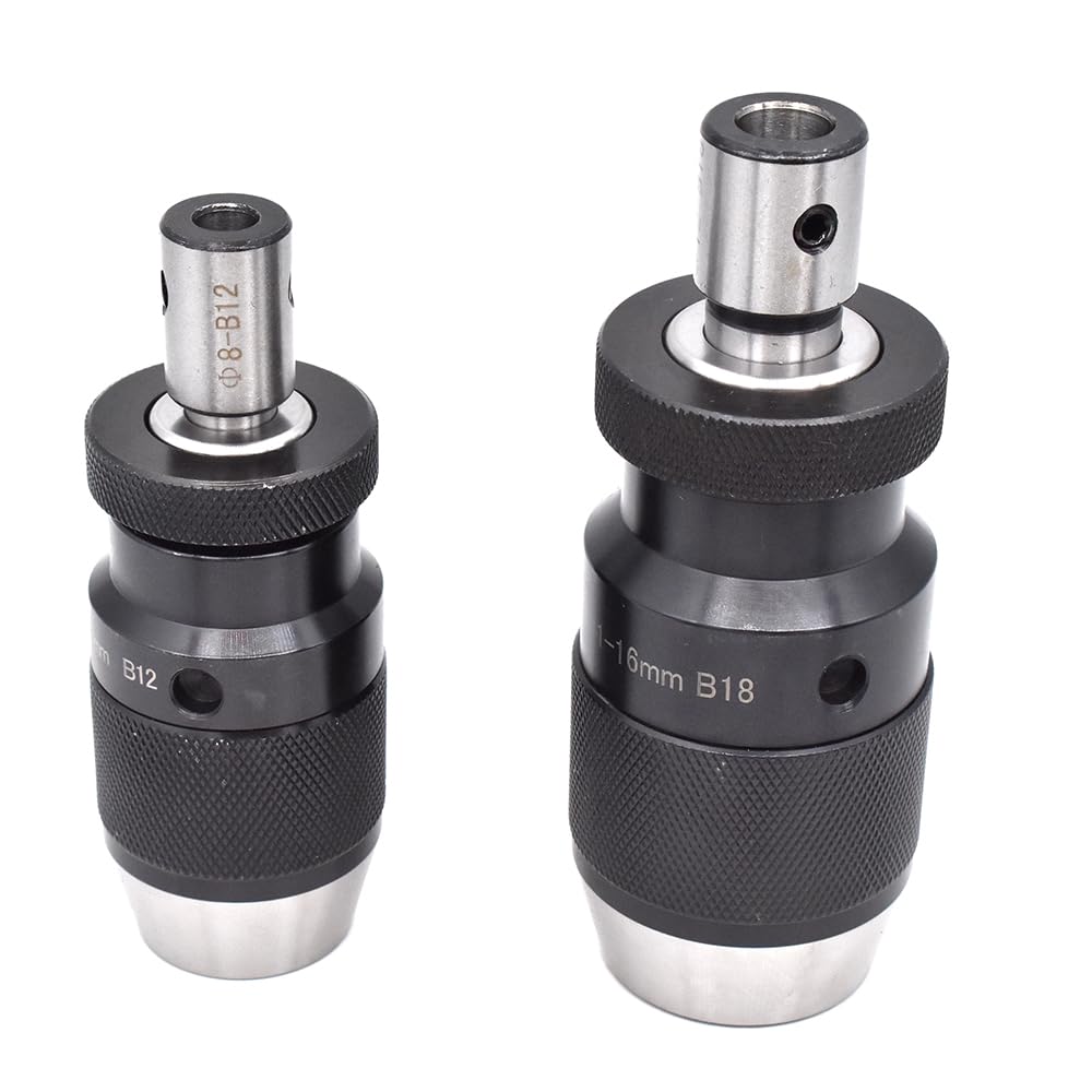 Juego de portabrocas sin llave con adaptador for fresadora - B10 B12 B16 B18 Portabrocas autoajustable 1 pieza(Inner hole 13mm-B16)