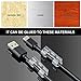 NATUCE 40PCS Organizador de Cables con Adhesivo, Abrazadera de Cables, Clips de...