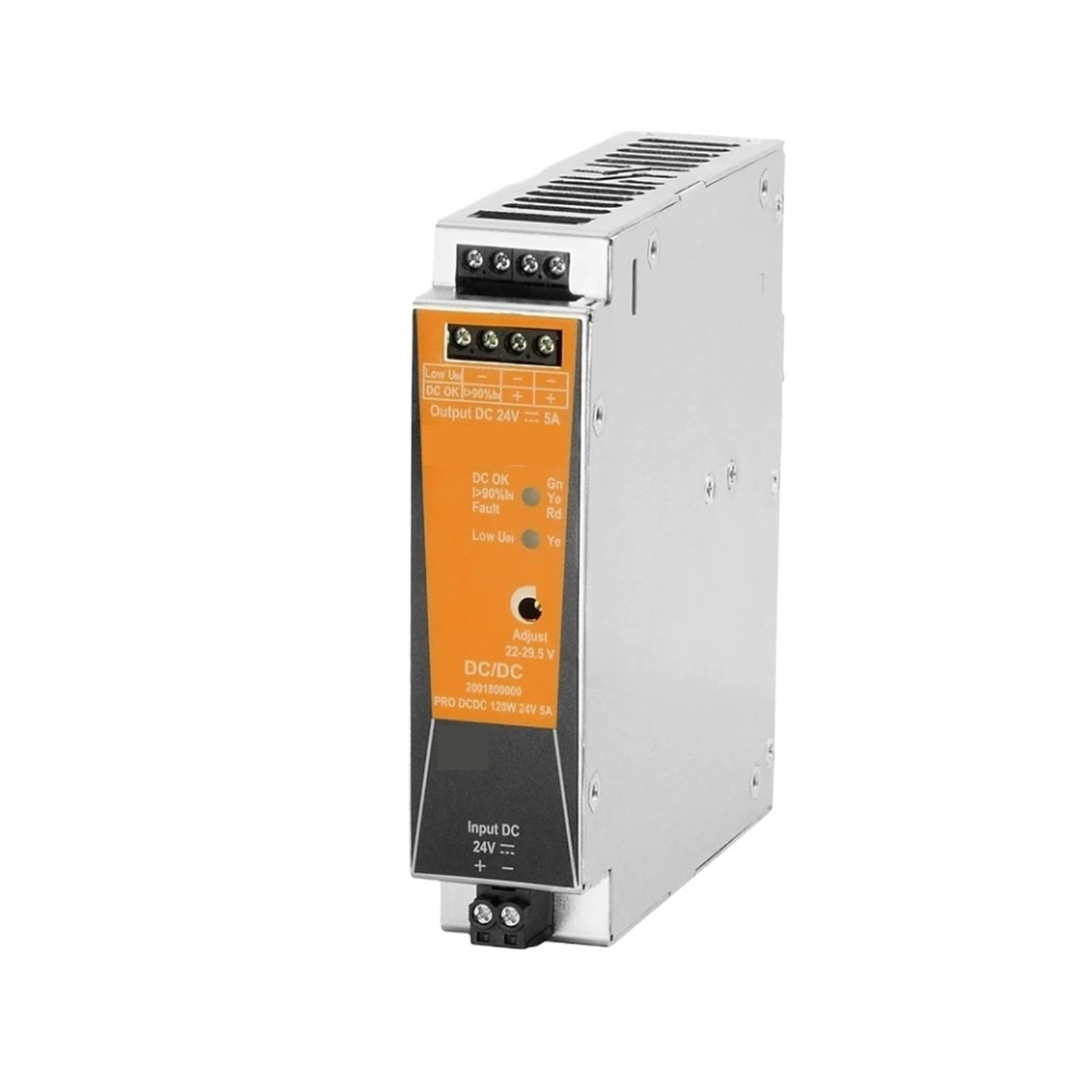 Alimentation à découpage PRO DCDC 120W transformateur régulé 24V 5A rail DIN - 3