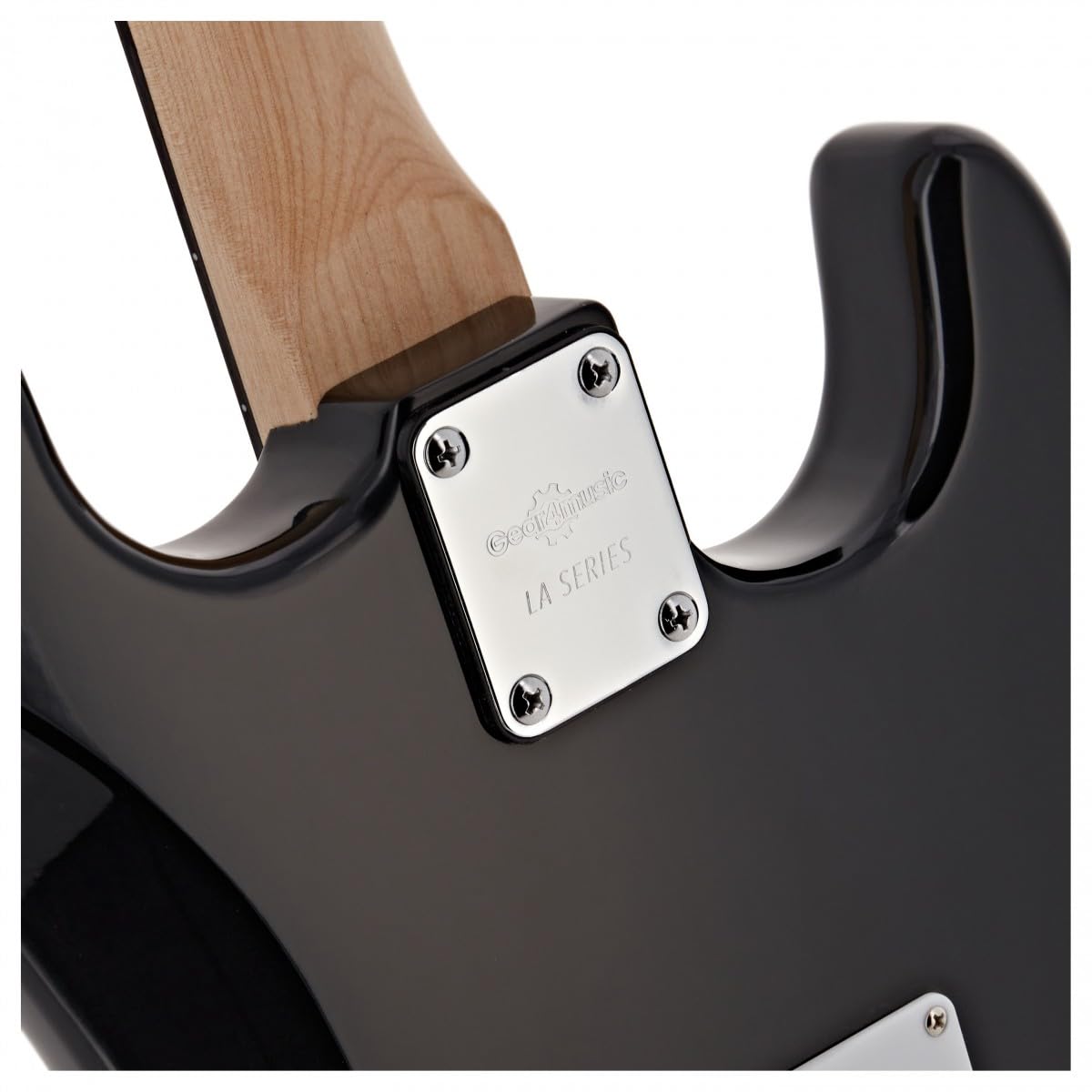 Chitarra Elettrica LA per Mancini + Pacchetto con Amplificatore Sunburst | Corpo Leggero e Comodo per Mancini Principianti, Ampli Portatile con EQ 2 Bande, Corde e Accordatore Inclusi