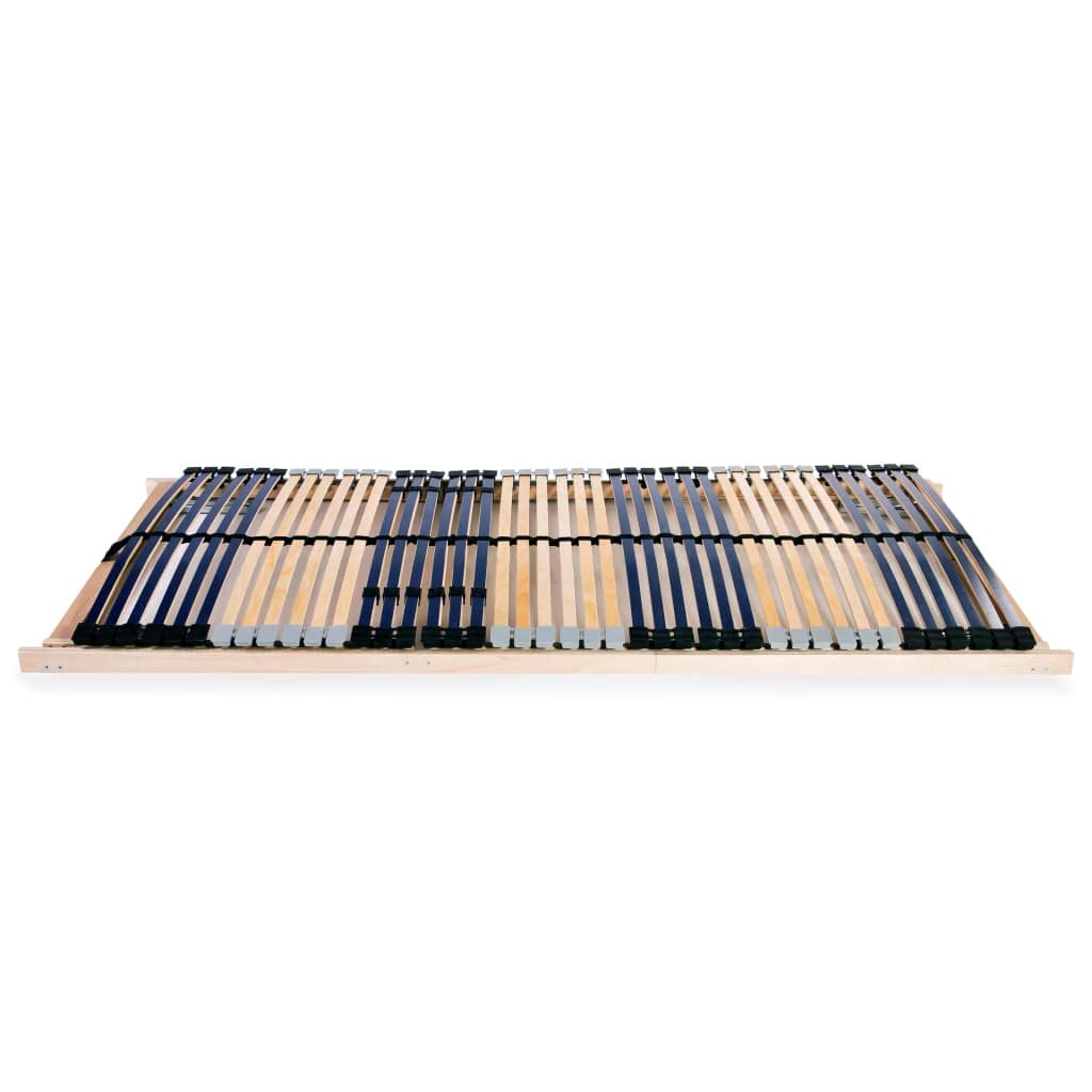 vidaXL Somieres de láminas con 42 Listones 7 Zonas 2 uds 70x200 cm