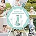 Electric Bottle Brush Cleaner,Rechargeable Baby Bottle Cleaning kit with Formula Mixer, Silicone Nipple&Straw Brush, Soap Dispenser, Drying Rack-IPX7 Waterproof,Long Battery Life for Home & Travel