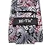 Hi-Tie 70'' Black Silver Red Ties for Men Silk Paisley Mens Tie Set Dress Necktie and Pocket Square Cufflink for Wedding