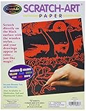 Melissa & Doug Scratch Art Paper - Solid Color Assortment w/Stylus (12 Sheets)