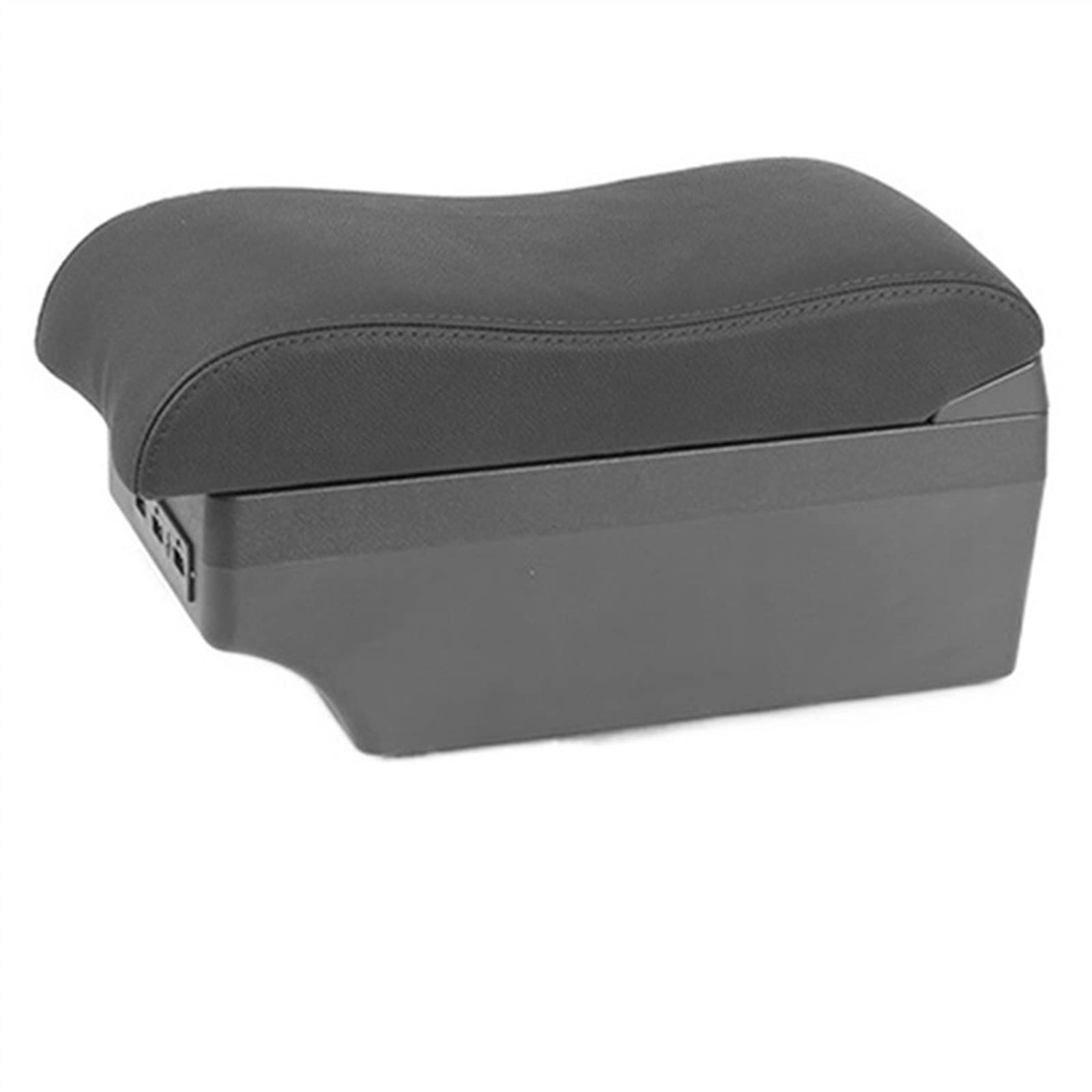 For Hyundai For Solaris 2013 2014 2015 2016 Armrest Box Car Armrest Box Interior Retrofit USB Ashtray(A3-black black 7 usb)