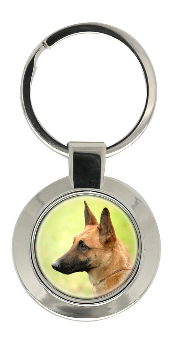 Giftshop UK Belgian Shepherd Dog (Malinois) Key Ring