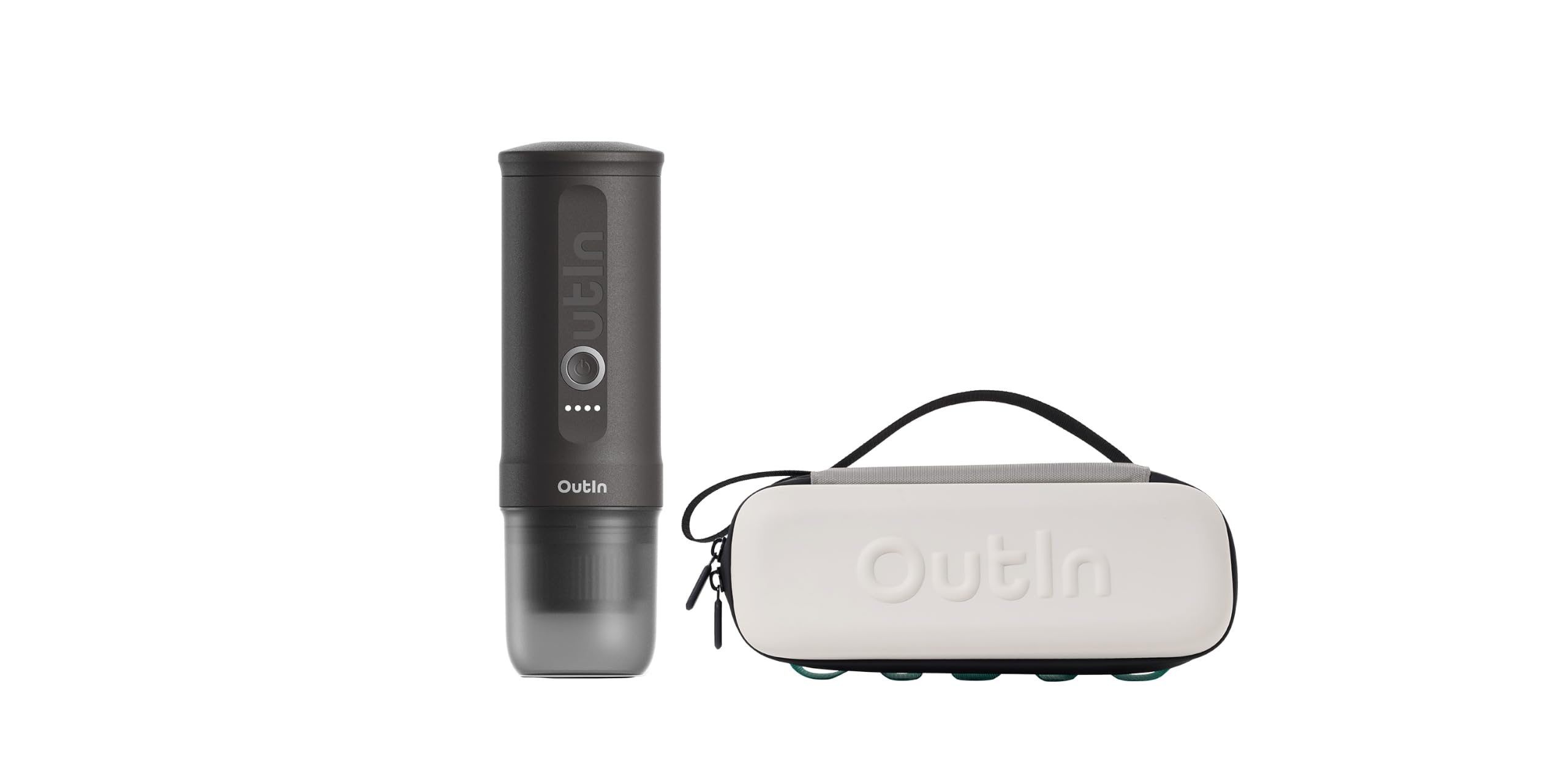 OutIn Nano Máquina Espresso Portátil SG con Funda EVA Protectora SB