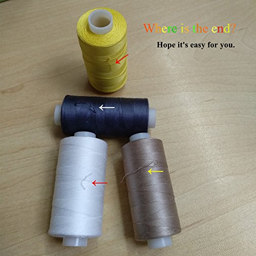 image for Simthread 12 Multi Colors All Purposes Cotton Quilting Thread 50s/3 Th